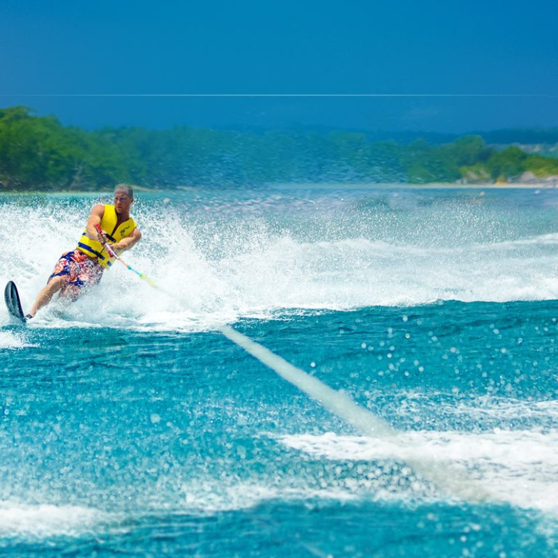 Water sking caribbean